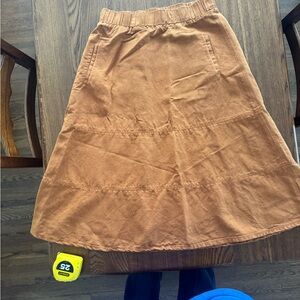 Hansel from Basel - Linen Cotton Ankle Skirt